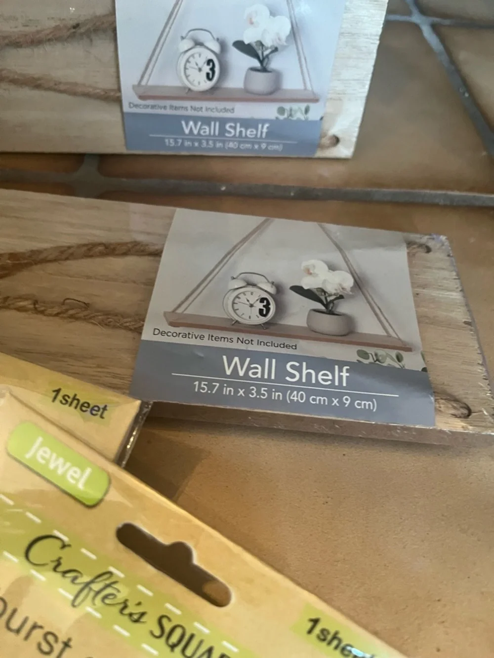 Assorted Craft Bundle 21 pieces Home Wall Decor Display Shelves, Canvas
